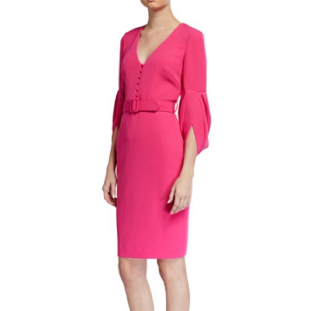 Badgley Mischka Vibrant Pink Dress